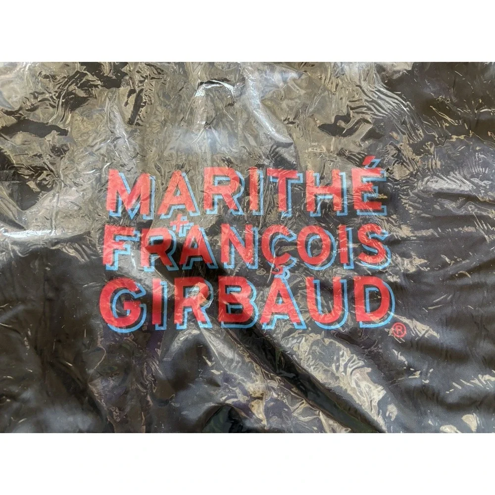 Vtg 1990s Marithe Girbaud Black Duffle Bag Y2k Nylon New in Bag Lightweight Rare